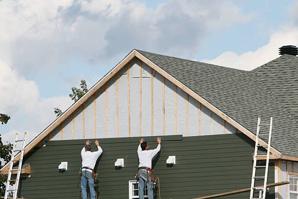 Professional Siding technician working in West Columbia, SC